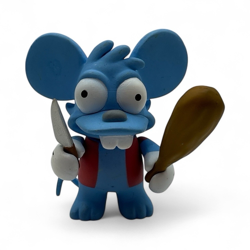 Kidrobot The Simpsons series 1 Itchy Mouse 3-inch vinyl figure‎ LOOSE NO BOX